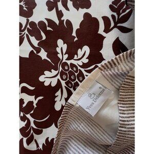 PAIR Yves Delorme France Burano EURO Pillow Shams 30 X 30 Flanged LUXURY Bedding